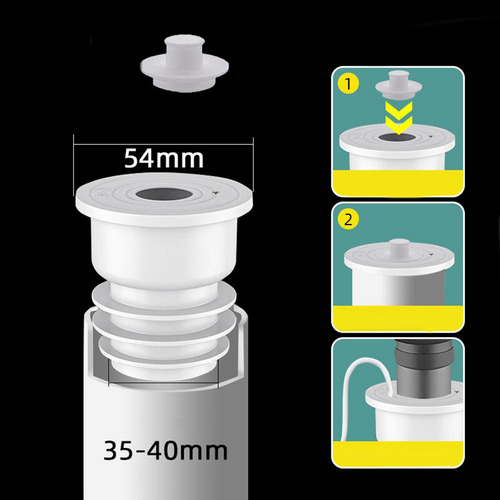 Vedação De Tubo, Plugue De Vedação, Tubo 35-40mm Branco