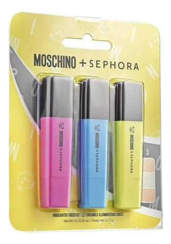 Sephora Collection Moschino Liquid Highlighter Cheek Set