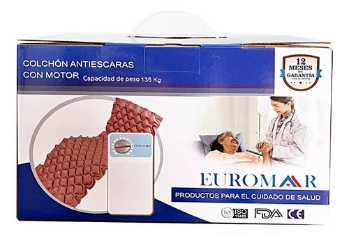 Colchón Antiescaras Euromar 135 Kg - Prevención De Escaras