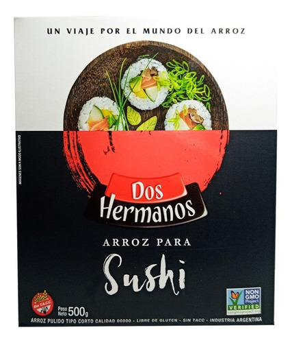Arroz Koshihikari Dos Hermanos 500grs Sushi 