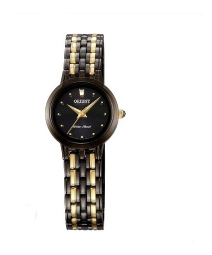 Reloj Mujer Orient Fub9c001b0. Acero Negro/ Dorado . Nuevo