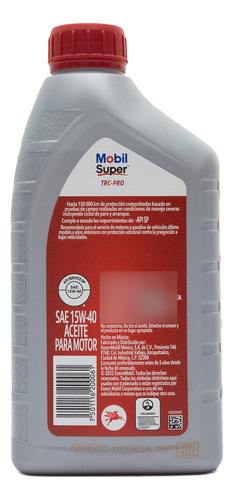 Aceite Mobil Multigrado Sintético 15w-40