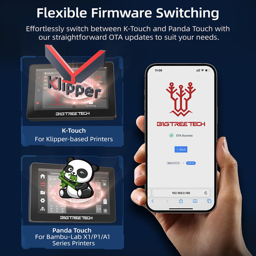 Bigtreetech Panda Touch Compatible Bambu-lab P1s P1p X1c A1