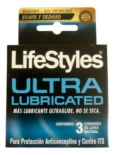 Oferta 18 Condones Lifestyles Ultra Lubricados Ultraglide