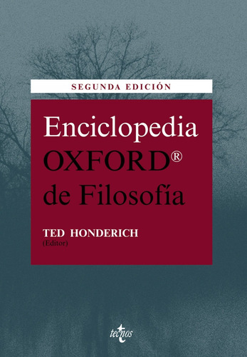 Libro Enciclopedia Oxford De Filosofía