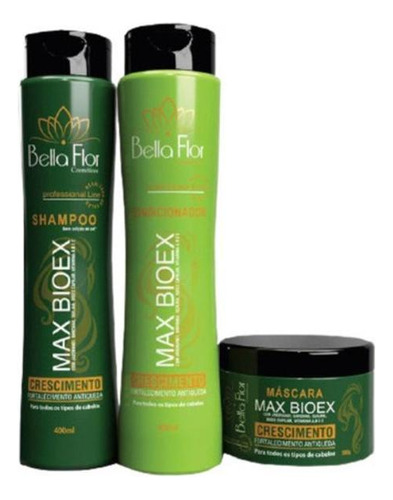 Kit Capilar Max Bioex Shampoo/ Condicionador E Máscara