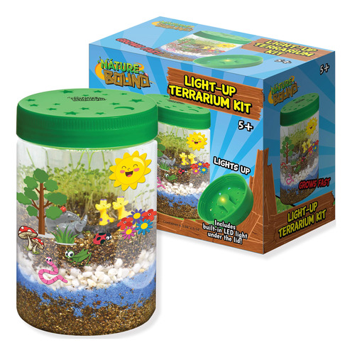 Nature Bound Kit De Terrario Iluminado Con Luz Led Para Nino