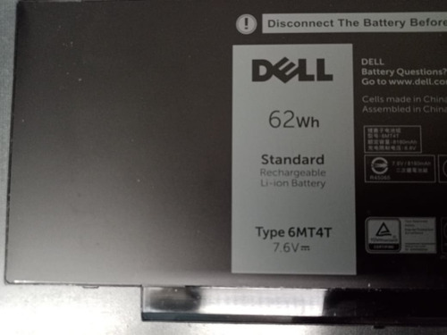 Batería Original Dell E5470 E5550 E5570 E5450 6mt4t