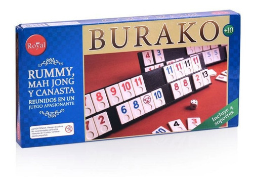 Juego Burako Rummy Mah Jong Canasta