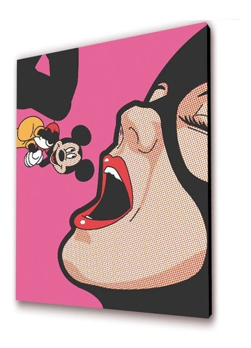 Cuadro 20x25cms Deco Batichica - Mickey Mouse