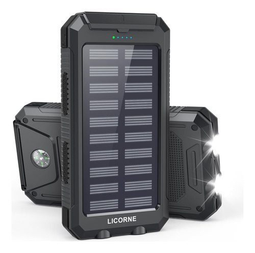 Cargador Solar - Cargador De Batería Portátil De 30000 Mah D