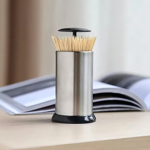 Palillero automático retráctil de acero inoxidable para barras de cocina