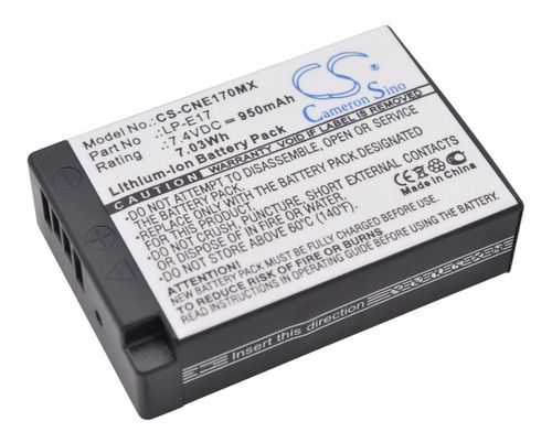 Bateria Y Cargador Para Canon Lp-e17 Lpe17 760d X8i M3 750d