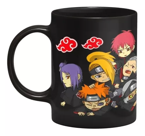 Nuvens - Caneca Naruto Akatsuki - Azzurium Decorações e Presentes Criativos