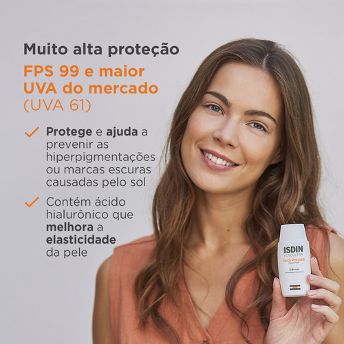 Protetor Solar Facial Isdin Spot Prevent Fps 99 50ml
