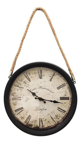 Reloj De Pared Colgante Vintage Silencioso Antiguo Quartz