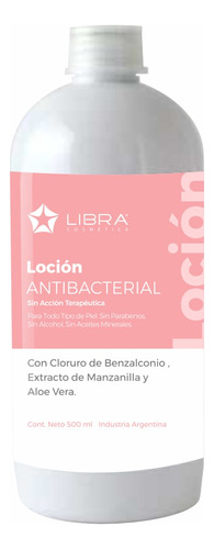 Locion Antibacterial Higienica Benzalconio X 500 Libra Tipo De Piel Todo Tipo De Piel