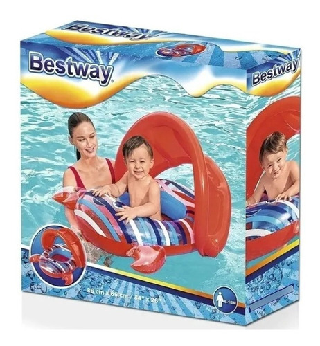 Bote Inflable Cangrejo Bestway Con Techo 34125 Kanata 