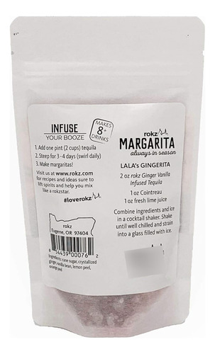 Mezcla De Infusión Margarita Para Cócteles 100 Gramos Sabor