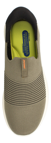 Zapatilla Hombre Power N-walk Akari Easyslide Verde