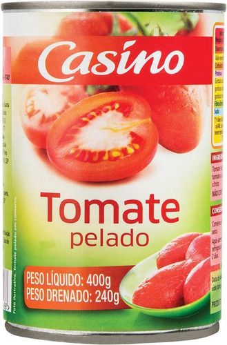 Tomate Pelado Casino Lata 400g