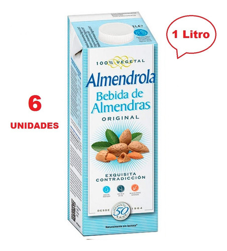 Leche De Almendras 6x1 Litro