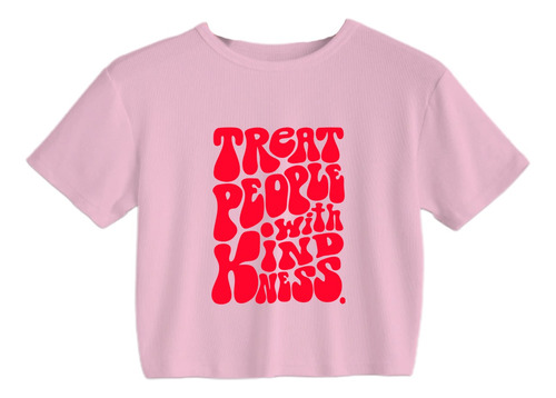Crop Top Rosa - Treat People With Kindness Harry Styles 