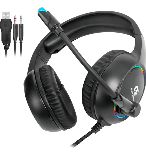 comprar Headset Gamer Fortrek Holt 70552 Rgb Preto U Unica Unica