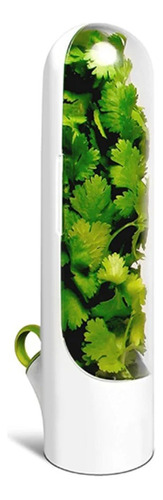 Contenedor De Refrigerador Recipiente Protector Cilantro