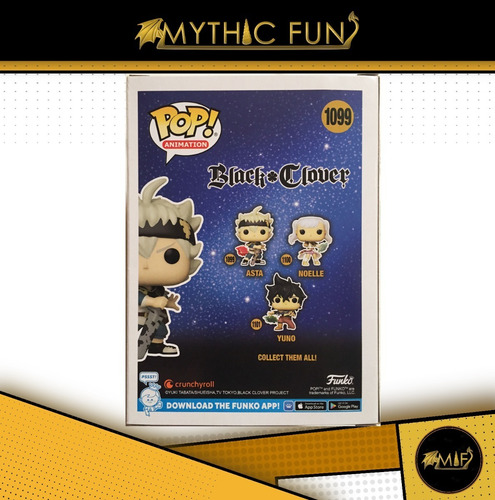 Funko Pop Black Clover - Asta 1099 (Usado)