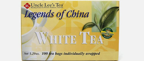 Uncle Lee's Te, White Tea, 100 Tea Bags, (150 G)