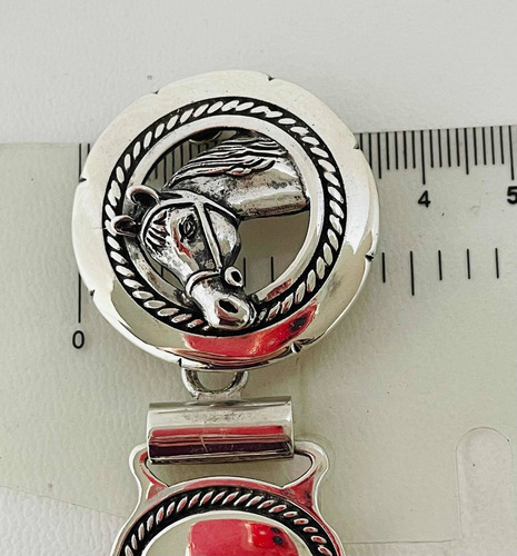 Yunta De Plata Caballos. Sg- Joyería