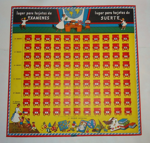 Juego Mesa Antiguo Años 60 Examina Examinador Completo (Usado)