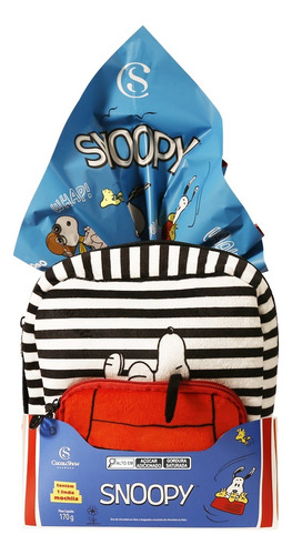 Ovo De Páscoa Mochila Snoopy 170g Cacau Show