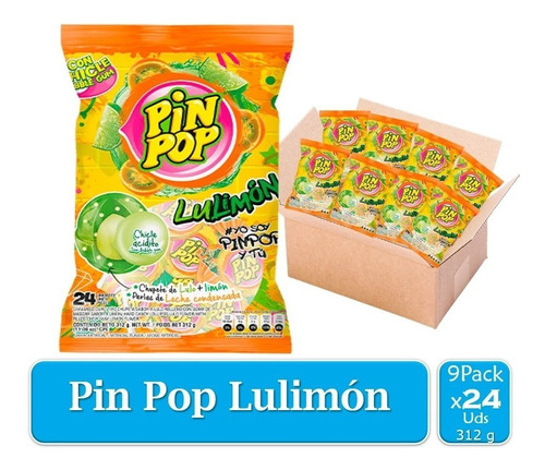 Chupete Pin Pop Lulimon 9 Paquetes - Unidad a $439