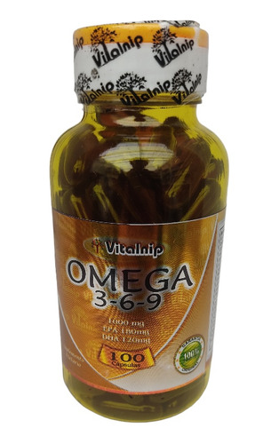 Omega 3 6 9 X 100 Cápsulas, Suplemento Dietario