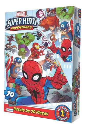 Puzzle Rompecabezas X70 Piezas Marvel Superhero ELG Vsp03274