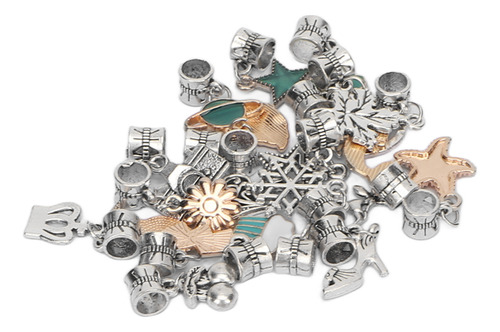Kit Básico Para Hacer Pulseras Con Dijes Verdes Y Verdes
