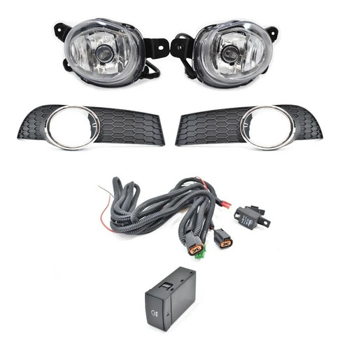 Faros Niebla Aveo 2012 2013 2014 2015 2016 2017 Kit Calidad 