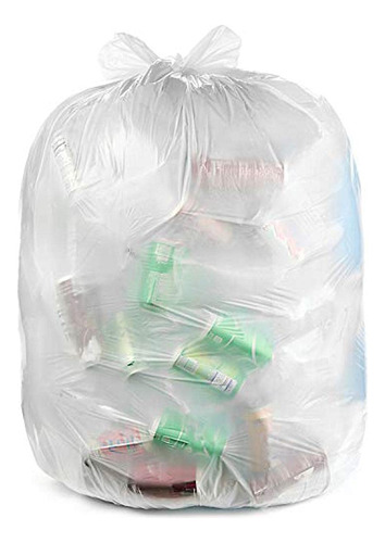 Ultrasac Bolsas De Basura Transparentes Resistentes Para Con