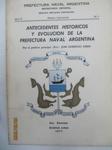 Antecedentes Historicos Prefectura Naval Argentina Sabio 