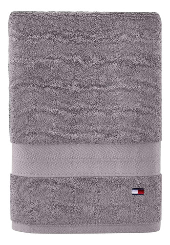 Toalla De Baño Tommy Hilfiger Modern American 76x137cm Gris