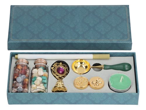 Juego De Sellos De Cuchara Desmontable Vintage, Kit De Cera,