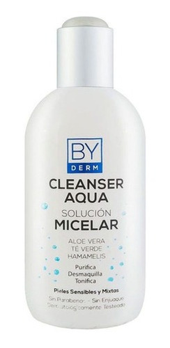 By Derm Cleanser Aqua Solución Micelar Desmaquillante 250ml