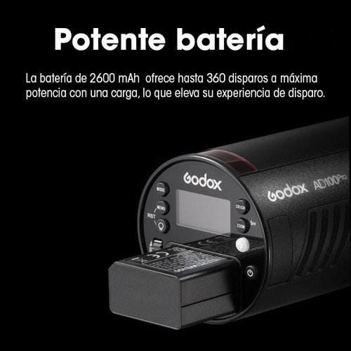 Flash De Bolsillo Godox Ad100 Pro Ttl Hss 100ws