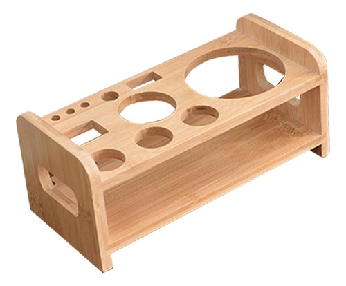 Coctelera Bartender Soporte De Mesa De Madera Soporte Yy