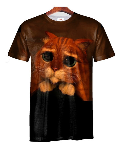 Remera Gato Con Botas Shrek Ranwey Pr012