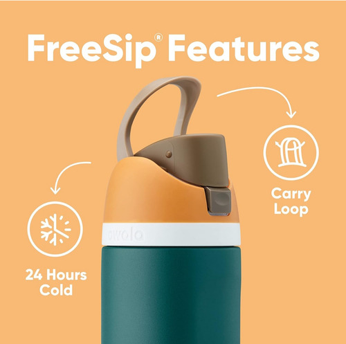 Termo Owala Freesip 24oz. Acero Inoxidable Malvavisco