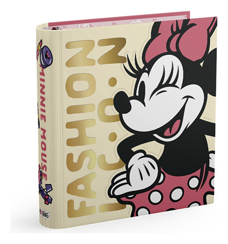 Carpeta Escolar Nº3 Mooving  Minnie Mouse 6 Fashion