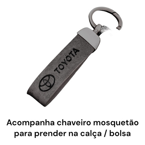 Capa Chave Chaveiro Metal Toyota Corolla Presença Premium